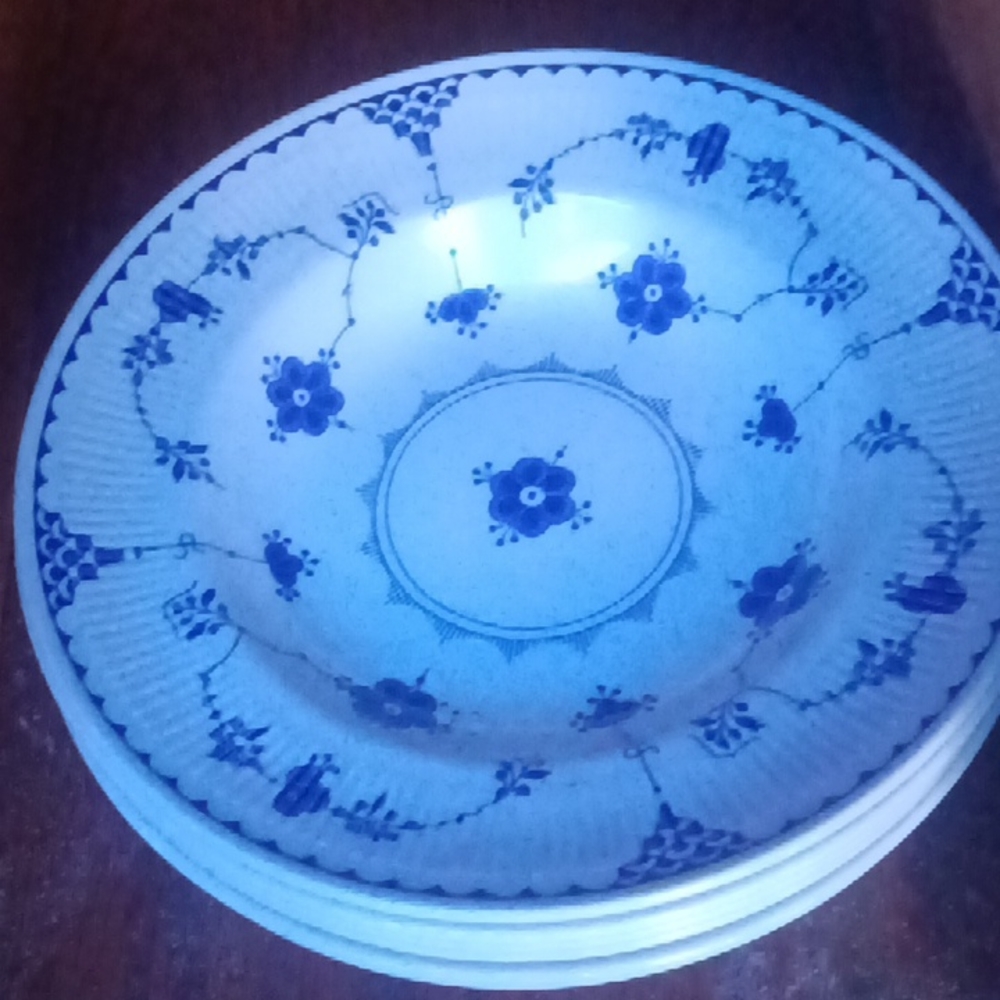 Blue and white China from Denmark
